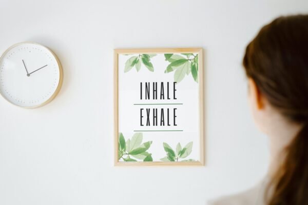 Inhale-Exhale, Digital Art, Wall Art, Instant Download, Digital download, Home Decor, Office Decor - Image 6