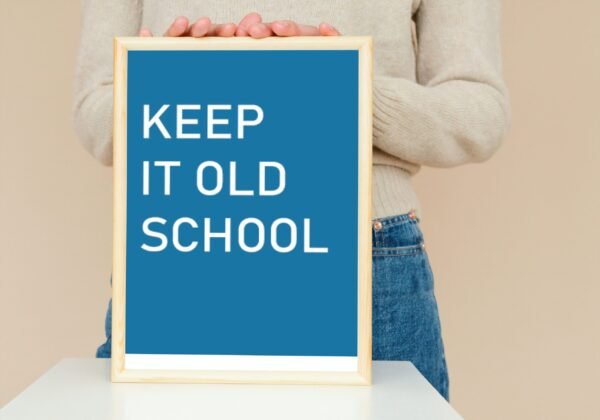 Keep It Old School, Digital Art, Wall Art, Instant Download, Digital download, Home Decor, Office Decor - Image 3