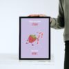 You're The Straw To My Berry, Digital Art, Wall Art, Instant Download, Digital download, Home Decor, Office Decor