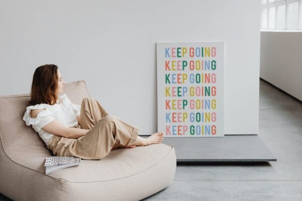 Keep It going, Never Give Up, Digital Art, Wall Art, Instant Download, Digital download, Home Decor, Office Decor - Image 3