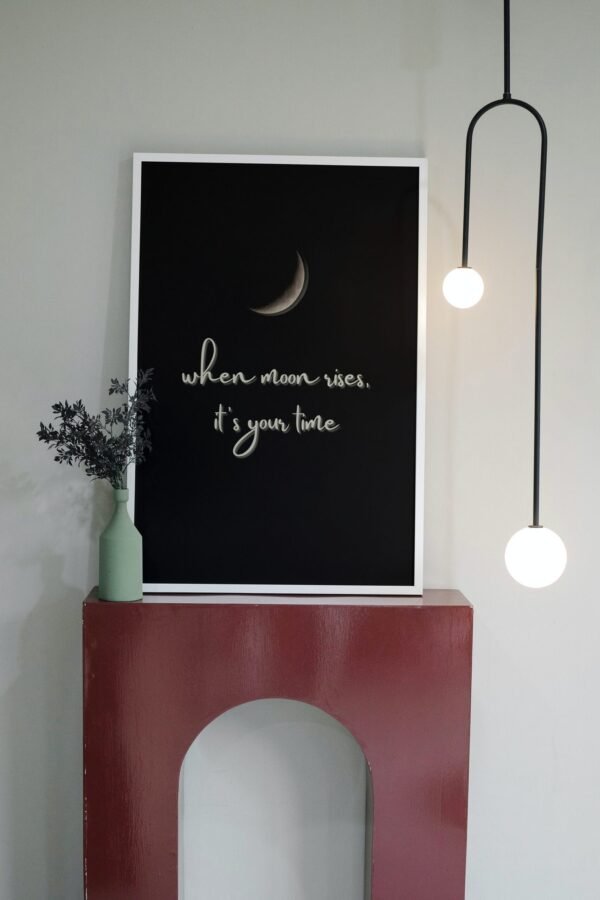 When The Moon Rises-Its Your Time, Digital Art, Wall Art, Instant Download, Digital download, Home Decor - Image 9