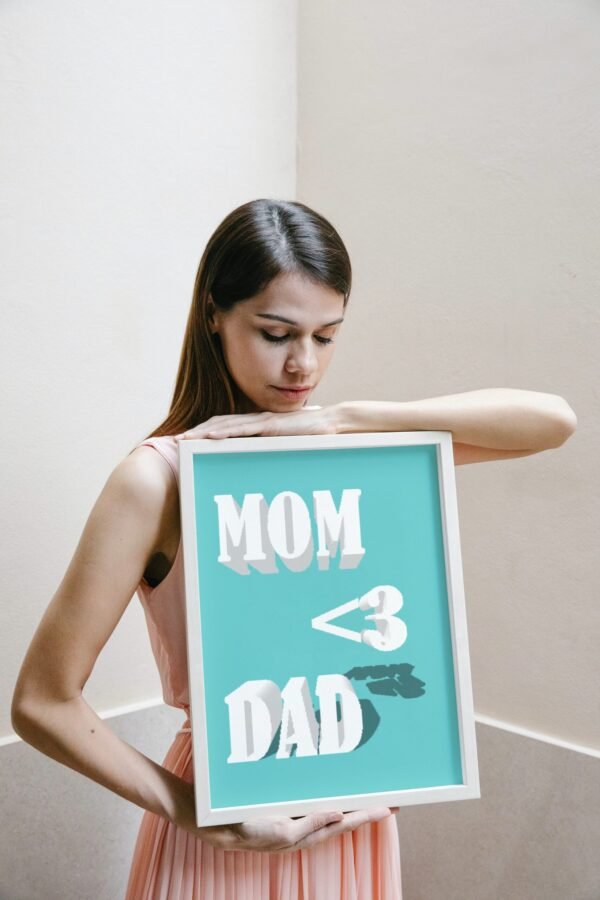 Mom-Dad, Digital Art, Wall Art, Instant Download, Digital download, Home Decor - Image 4