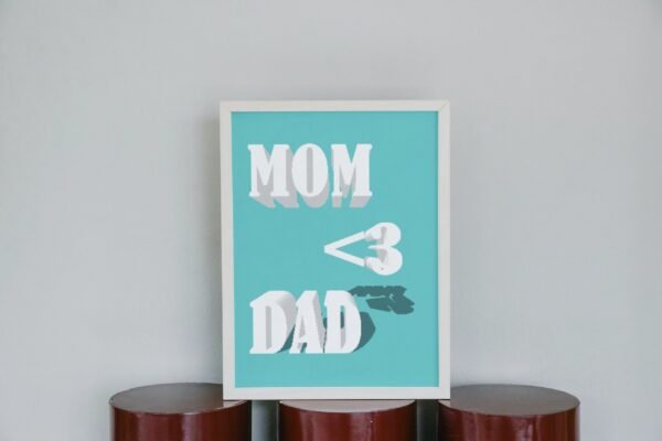 Mom-Dad, Digital Art, Wall Art, Instant Download, Digital download, Home Decor - Image 8