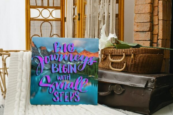 Big Journeys Begin With Small Steps, Digital Art, Wall Art, Instant Download, Digital download, Home Decor, Office Decor - Image 2