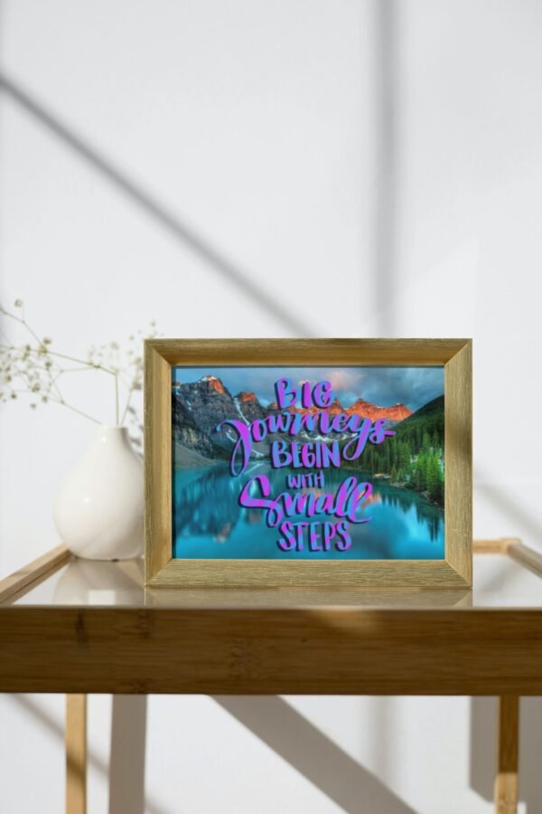 Big Journeys Begin With Small Steps, Digital Art, Wall Art, Instant Download, Digital download, Home Decor, Office Decor - Image 5