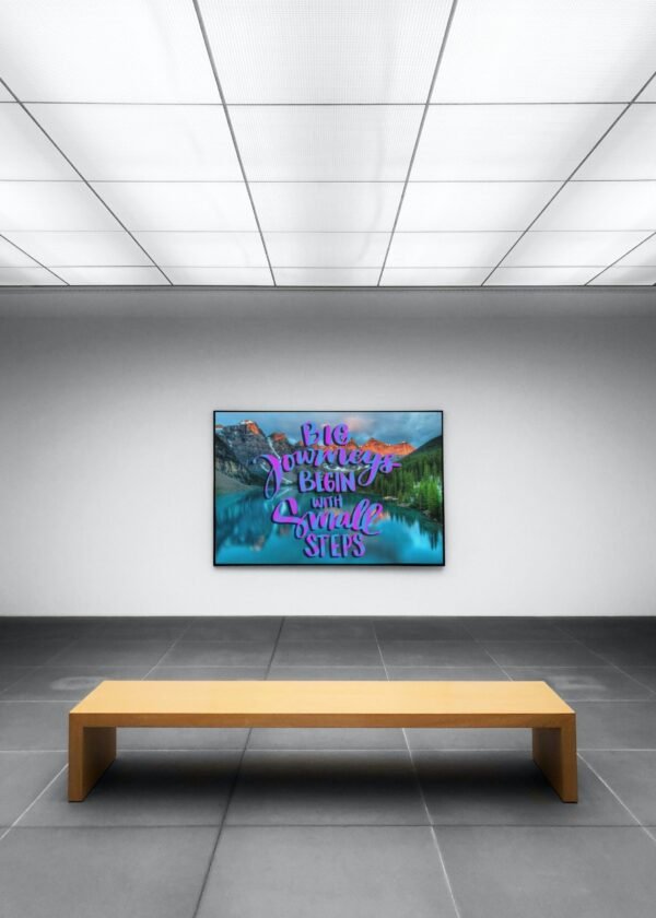 Big Journeys Begin With Small Steps, Digital Art, Wall Art, Instant Download, Digital download, Home Decor, Office Decor - Image 6