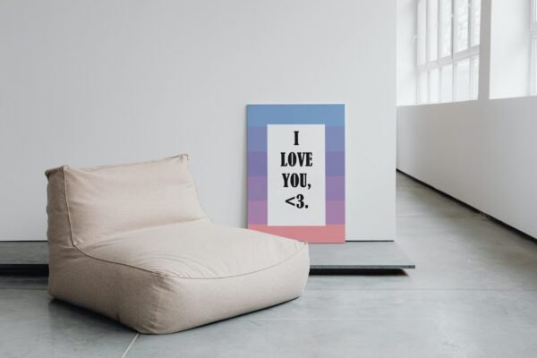 I Love You <3, Digital Art, Wall Art, Instant Download, Digital download, Home Decor - Image 8