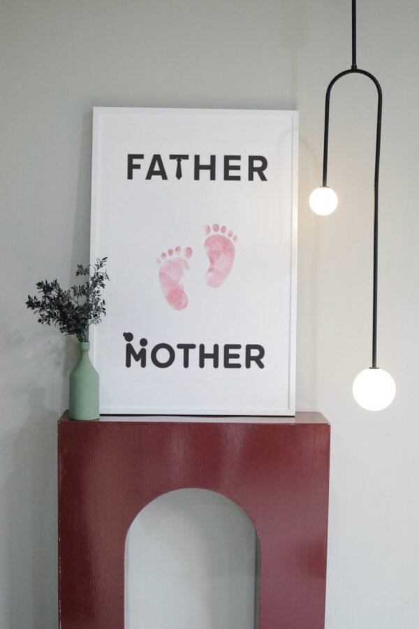 Mother Father, Digital Art, Wall Art, Instant Download, Digital download, Home Decor, Office Decor