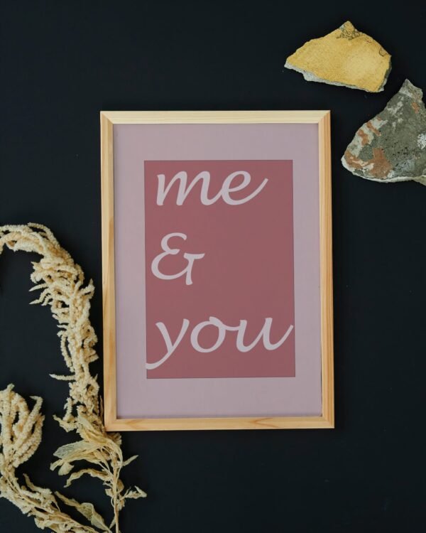 Me & You, Digital Art, Wall Art, Instant Download, Digital download, Home Decor