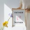 Mother Father, Digital Art, Wall Art, Instant Download, Digital download, Home Decor, Office Decor - Image 3