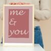 Me & You, Digital Art, Wall Art, Instant Download, Digital download, Home Decor - Image 2