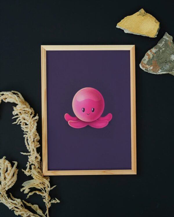 Octopus, Digital Art, Wall Art, Instant Download, Digital download, Home Decor, Office Decor