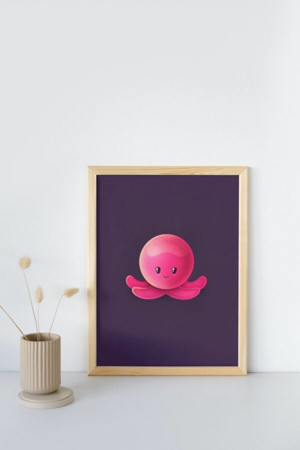 Octopus, Digital Art, Wall Art, Instant Download, Digital download, Home Decor, Office Decor - Image 3