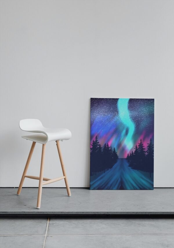 Northern Lights, Northern Lights Digital Art, Northern Lights Wall Art, Instant Download, Digital download, Home Decor, Office Decor - Image 9