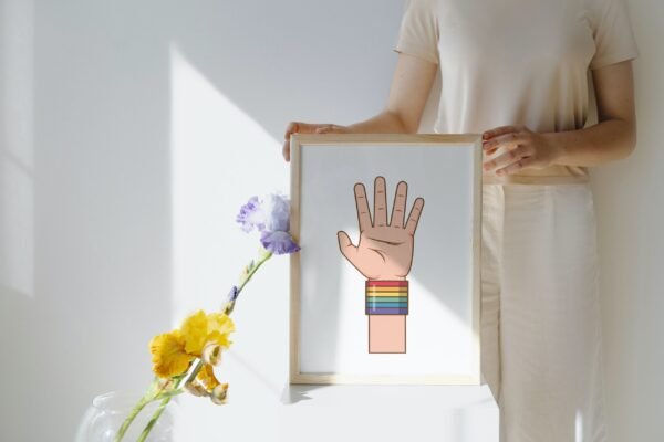 Pride Hand, Digital Art, Wall Art, Instant Download, Digital download, Home Decor - Image 5
