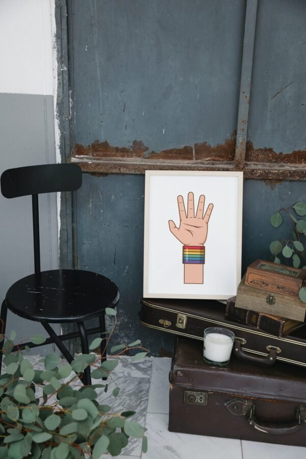 Pride Hand, Digital Art, Wall Art, Instant Download, Digital download, Home Decor - Image 8