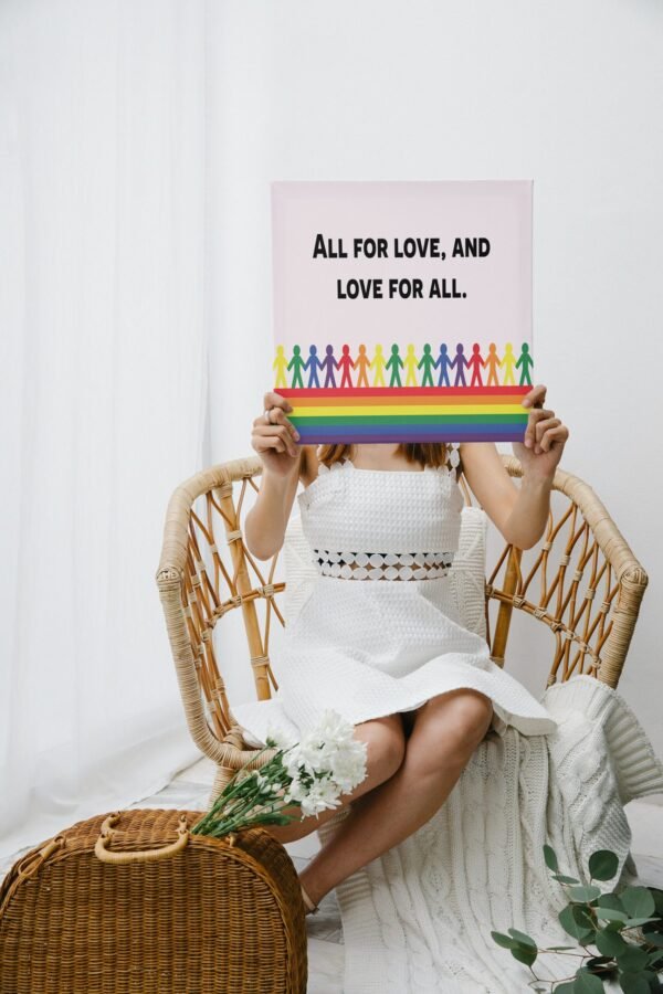 All For Love And Love For All, Digital Art, Wall Art, Instant Download, Digital download, Home Decor - Image 5