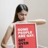 Some People Are Gay-Get Over It, Digital Art, Wall Art, Instant Download, Digital download, Home Decor - Image 7