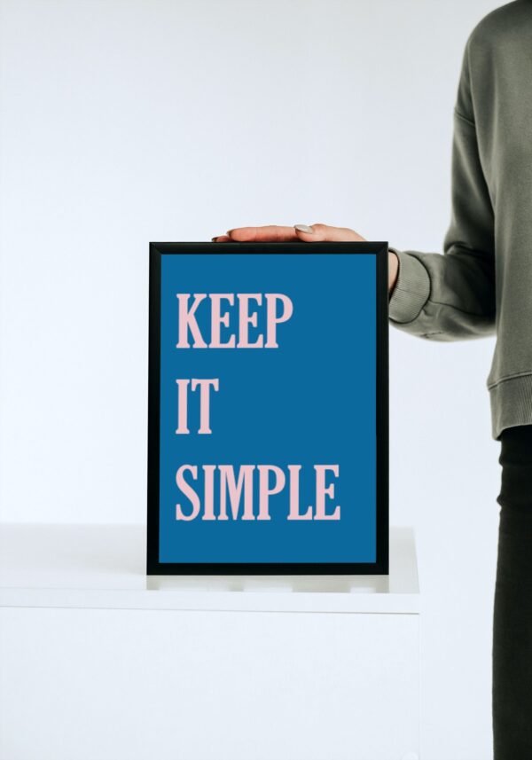 Keep It Simple, Digital Art, Wall Art, Instant Download, Digital download, Home Decor - Image 9