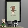 I Am Groot, Baby Groot, Groot Banners, Digital Download, Instant Download, Groot Wall Posters, Groot Wall Canvas, Framed Wall Art - Image 4