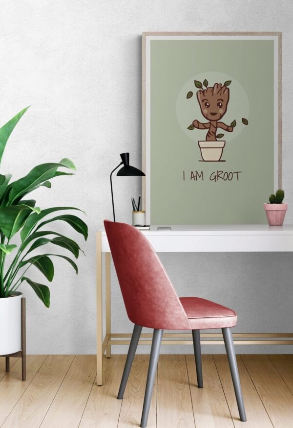 I Am Groot, Baby Groot, Groot Banners, Digital Download, Instant Download, Groot Wall Posters, Groot Wall Canvas, Framed Wall Art - Image 6