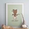 I Am Groot, Baby Groot, Groot Banners, Digital Download, Instant Download, Groot Wall Posters, Groot Wall Canvas, Framed Wall Art - Image 7