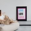 Live Life Love, Digital Art, Wall Art, Instant Download, Digital download, Home Decor - Image 8