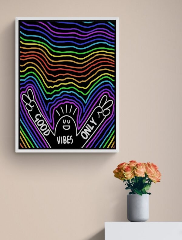 Good Vibes Only, Good Vibes Jpg, Life Is Good Svg, Printable Wall Art, Digital Download - Image 3