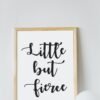 Little but fierce, Digital Art, Wall Art, Instant Download, Digital download, Home Decor - Image 5