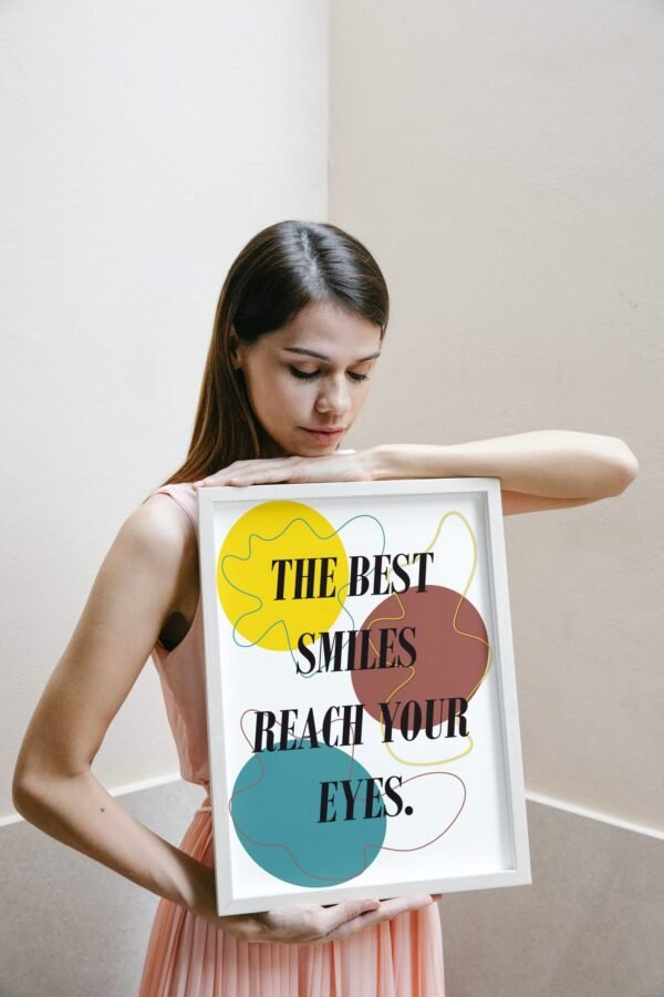 The Best Smile Reaches Your Eyes, Digital Art, Wall Art, Instant Download, Digital download, Home Decor - Image 5
