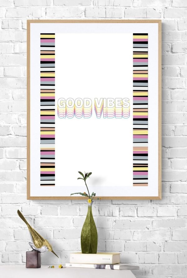 Good Vibes, Positivity Quotes, Good Vibes Poster, Instant Download, Digital Download, Good Vibes Wall Art, Positivity Quotes Prints - Image 6
