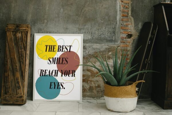 The Best Smile Reaches Your Eyes, Digital Art, Wall Art, Instant Download, Digital download, Home Decor - Image 6