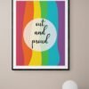Out and Proud, Lgbt Wall Art, Pride Poster, Queer Art, Lgbt Couple Gift, Printable Wall Art, Digital Download - Image 4