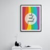 Out and Proud, Lgbt Wall Art, Pride Poster, Queer Art, Lgbt Couple Gift, Printable Wall Art, Digital Download - Image 9
