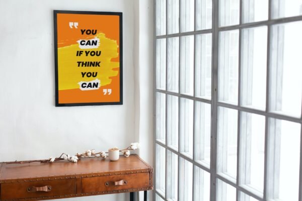 You Can If You Think You Can, Digital Art, Wall Art, Instant Download, Digital download, Home Decor - Image 2