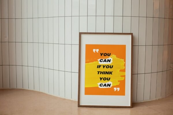 You Can If You Think You Can, Digital Art, Wall Art, Instant Download, Digital download, Home Decor - Image 5