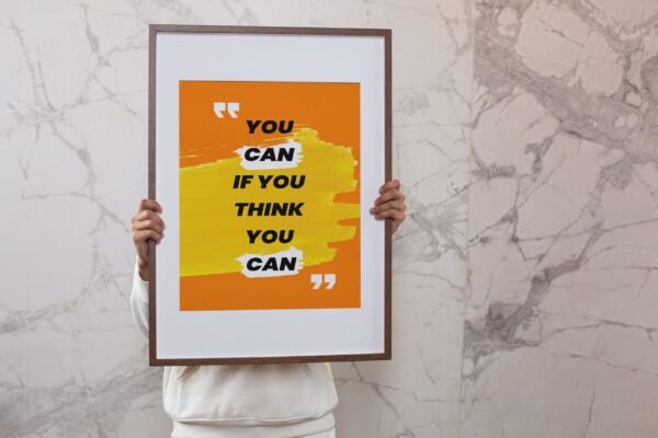 You Can If You Think You Can, Digital Art, Wall Art, Instant Download, Digital download, Home Decor - Image 8