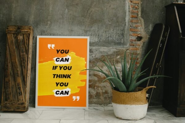 You Can If You Think You Can, Digital Art, Wall Art, Instant Download, Digital download, Home Decor - Image 9
