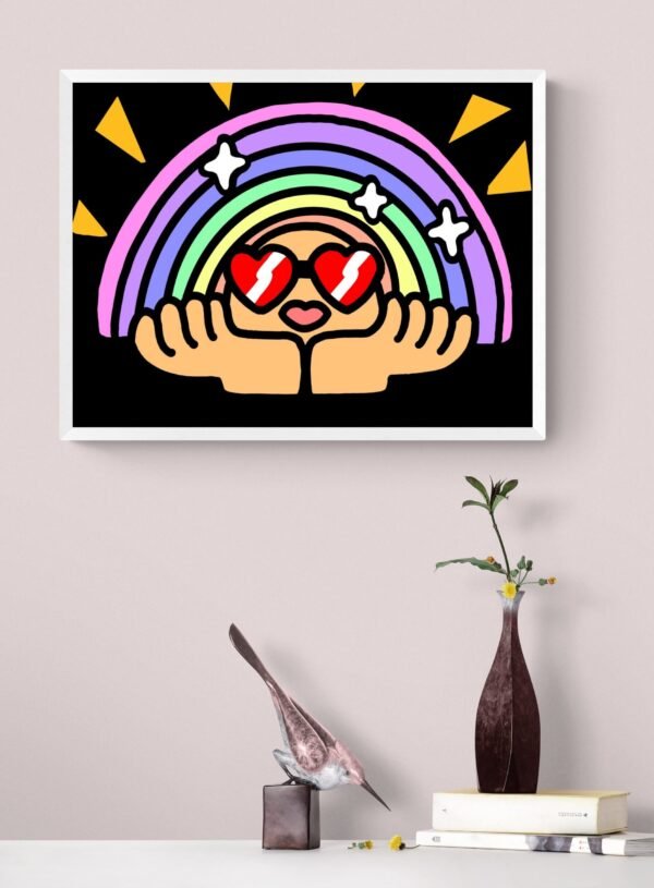 Pride Wall Art, LGBT Pride Poster, Rainbow Wall Art, Printable Wall Art, Digital Download - Image 7