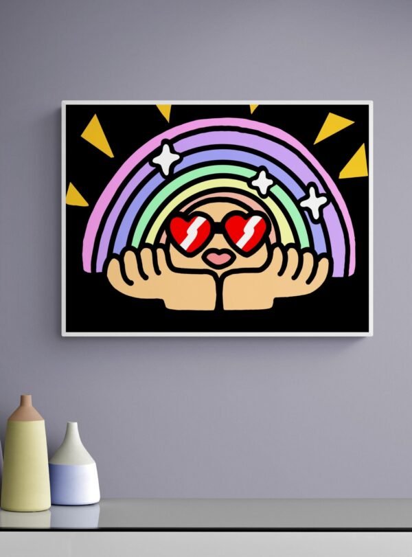 Pride Wall Art, LGBT Pride Poster, Rainbow Wall Art, Printable Wall Art, Digital Download - Image 8