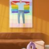 Gay Pride Wall Art, Gay Pride Flag, Digital Download, LGBTQ Pride Flag, Love wins, LGBT Wall Art, Rainbow Flag, Gay Pride Print Art - Image 5