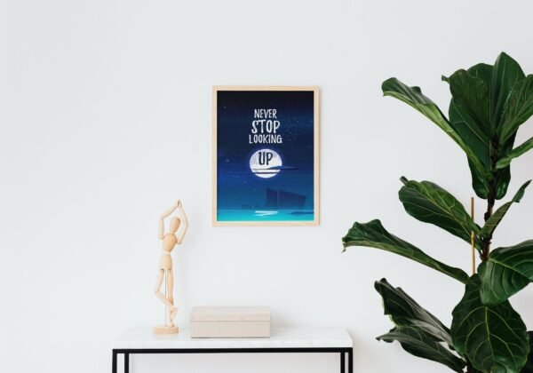 Never Stop Looking Up, Digital Art, Wall Art, Instant Download, Digital download, Home Decor - Image 7