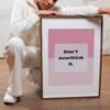 Dont Overthink It, Digital Art, Wall Art, Instant Download, Digital download, Home Decor - Image 4