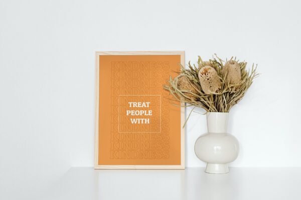 Treat People With Kindness, Digital Art, Wall Art, Instant Download, Digital download, Home Decor