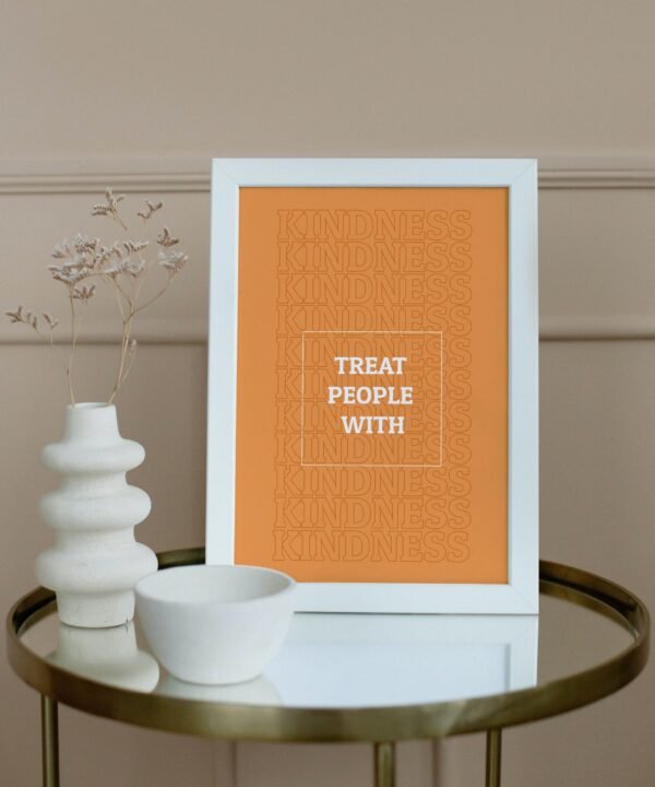 Treat People With Kindness, Digital Art, Wall Art, Instant Download, Digital download, Home Decor - Image 4