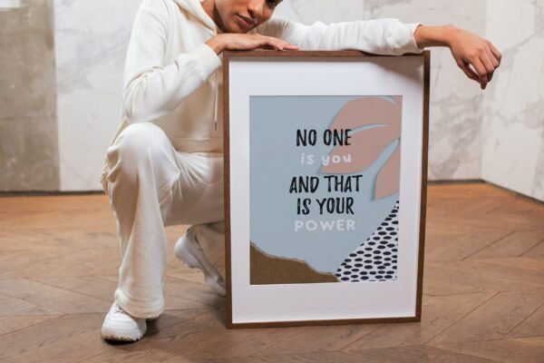 No One Is You And That Is Your Power, Digital Art, Wall Art, Instant Download, Digital download, Home Decor - Image 4