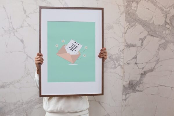 Dear me-Don't be so harsh on yourself-you're doing okay, Digital Art, Wall Art, Instant Download, Digital download, Home Decor - Image 2