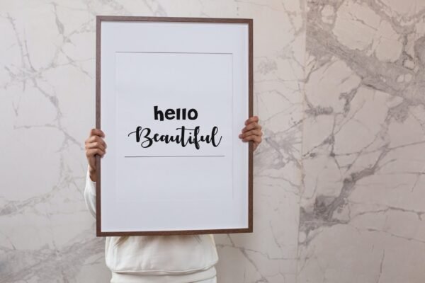 Hello Beautiful, Digital Art, Wall Art, Instant Download, Digital download, Home Decor - Image 3