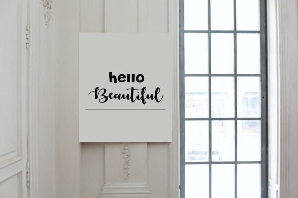 Hello Beautiful, Digital Art, Wall Art, Instant Download, Digital download, Home Decor - Image 9