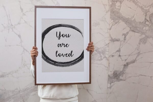 You Are Loved, Digital Art, Wall Art, Instant Download, Digital download, Home Decor, Office Decor